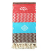 LIVORDO Pack of 6 Highly Absorbent and Soft Luxury Turkish beach and bath towel