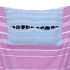 Turkish Beach Bath Towels Quick Dry Wholesale Peshtemal 100% Organic Cotton Pestemal Convertible Bag
