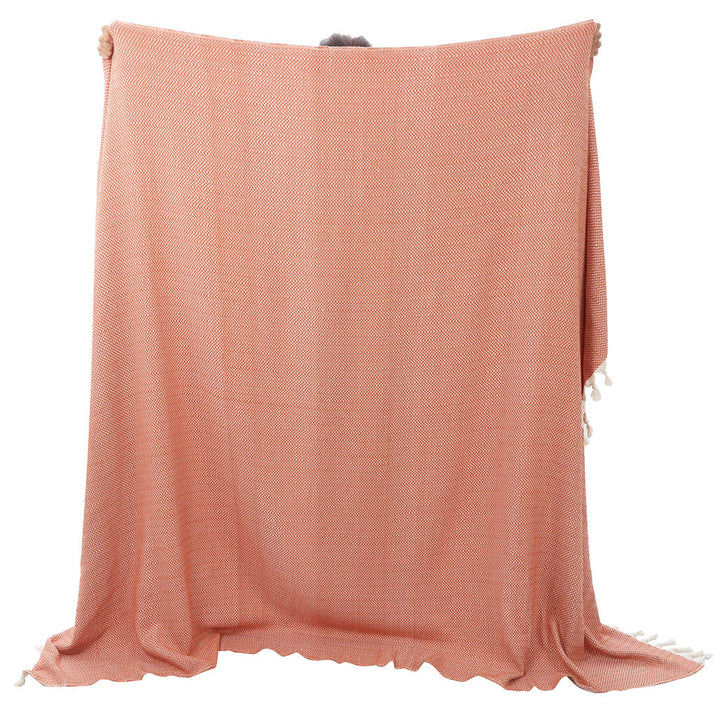 Wholesale Turkish throw decorative home decor peshtemal blanket organic cotton high quality custom embroidery X Large