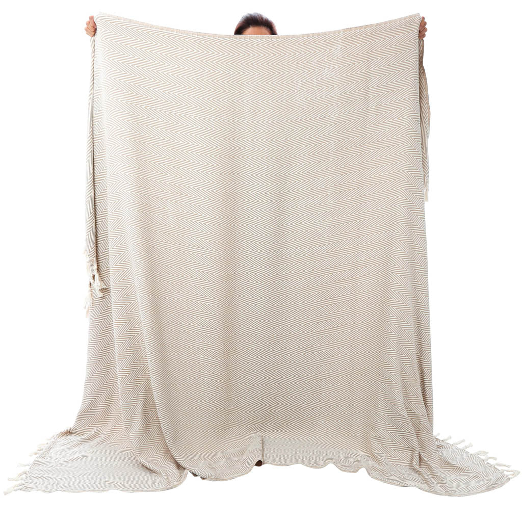 Wholesale Turkish throw decorative home decor peshtemal blanket organic cotton high quality