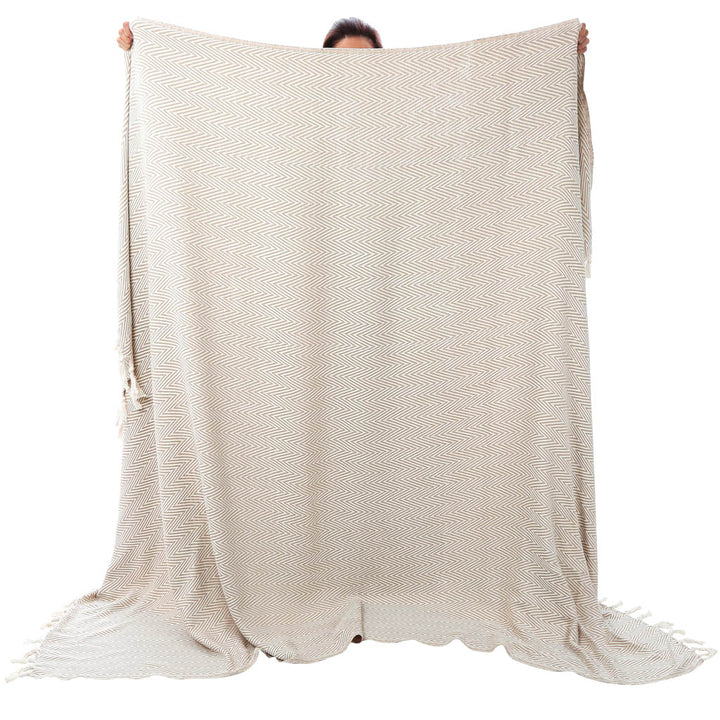 Wholesale Turkish throw decorative home decor peshtemal blanket organic cotton high quality