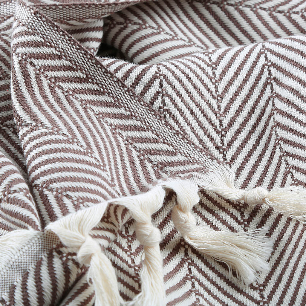 Wholesale Turkish throw decorative home decor peshtemal blanket organic cotton high quality