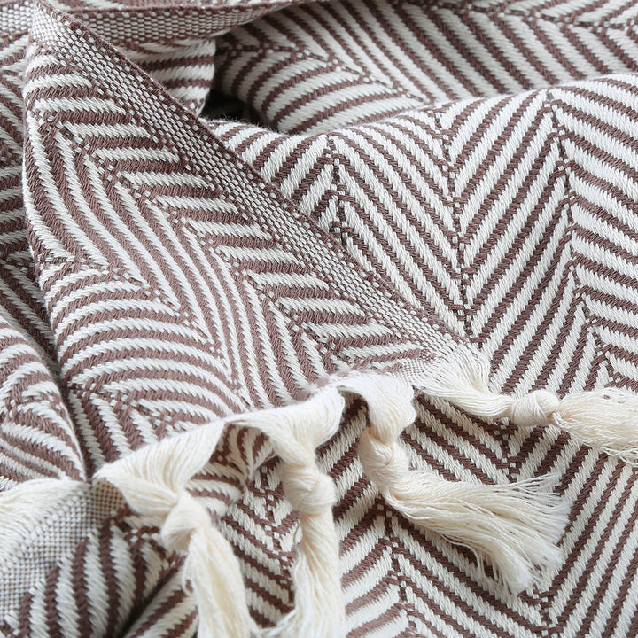 Wholesale Turkish throw decorative home decor peshtemal blanket organic cotton high quality