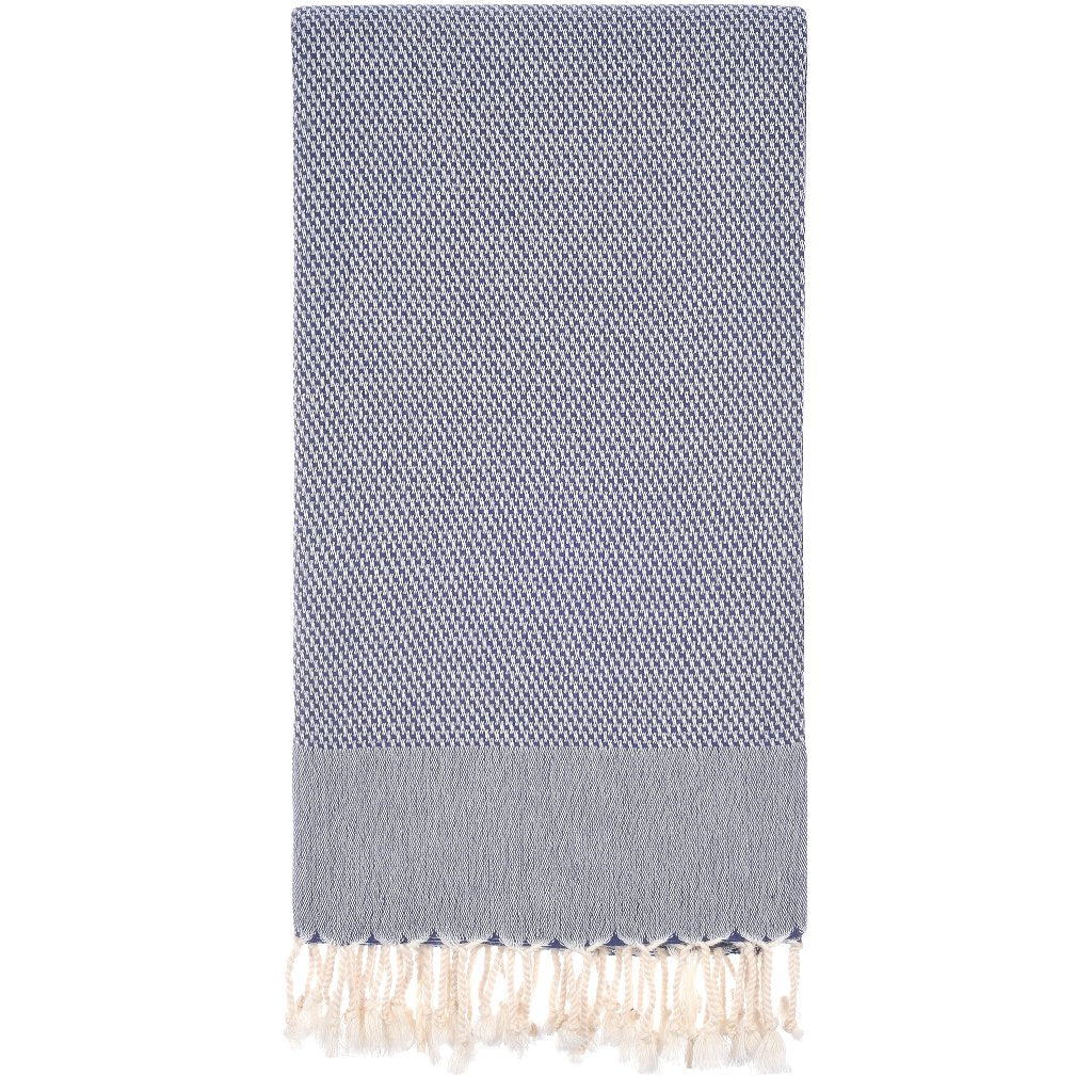 Turkish Towel Ella Dark Blue