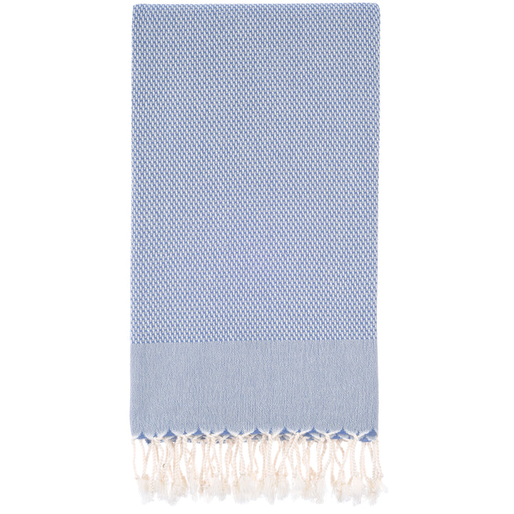 Turkish Towel Ella Grey Blue