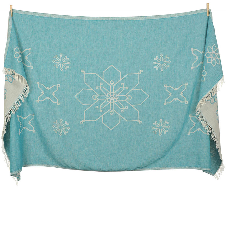 Floral-Turkish-Towel-Pestemal-Turquoise