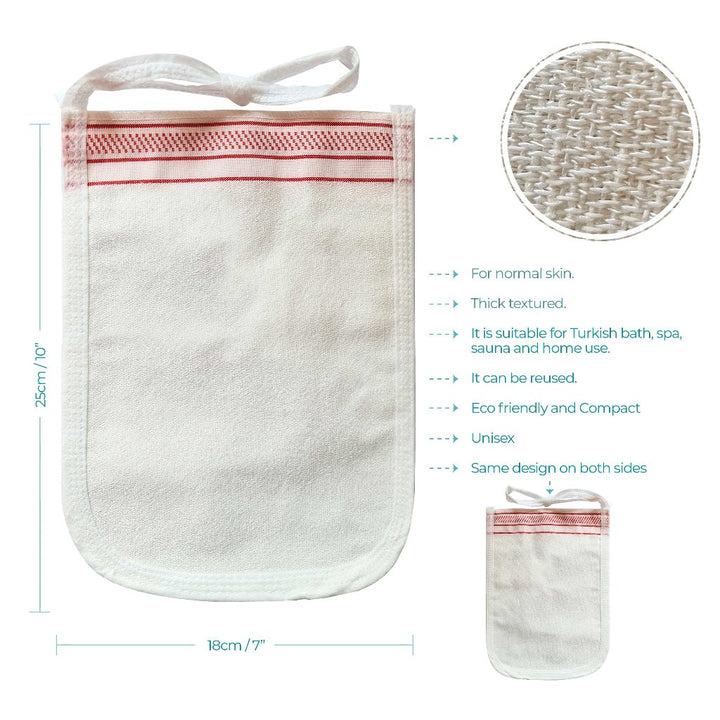 Wholesale Turkish Bath Gloves 100% Organic Viscose Scrubbing Mitt Kesses