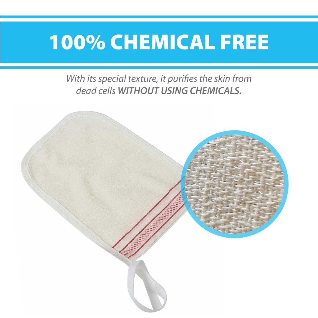 Wholesale Turkish Bath Gloves 100% Organic Viscose Scrubbing Mitt Kesses