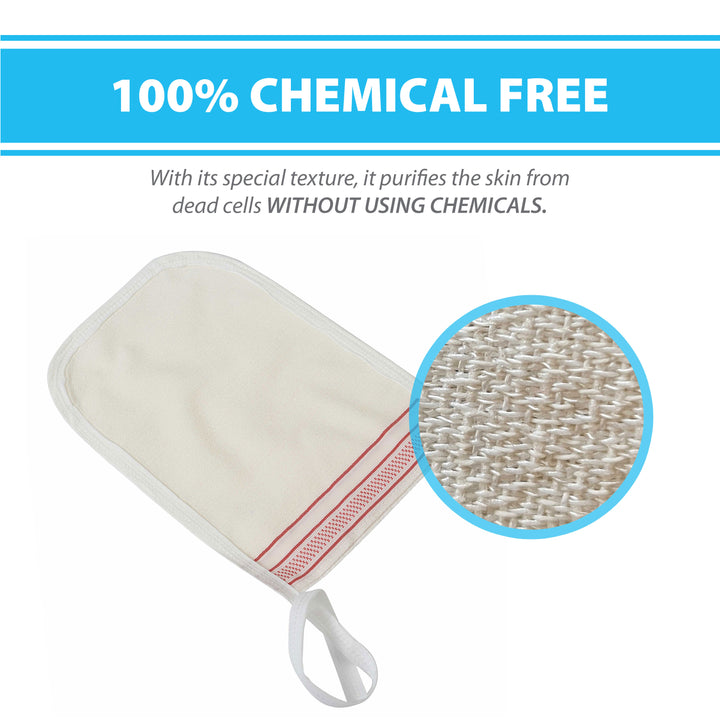 Wholesale Turkish Bath Gloves 100% Organic Viscose Scrubbing Mitt Kesses