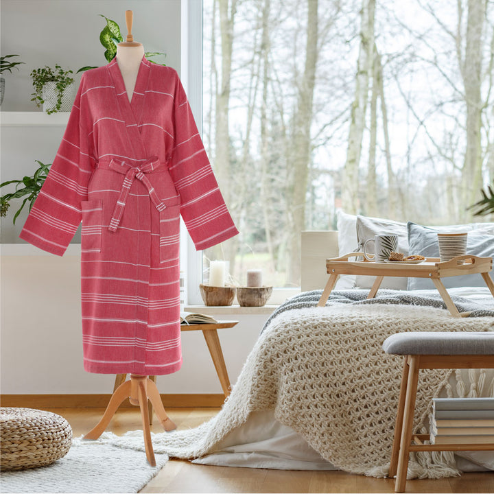 wholesale Turkish cotton bathrobe unisex robes kimono robes 100% cotton Muslin Pestemal