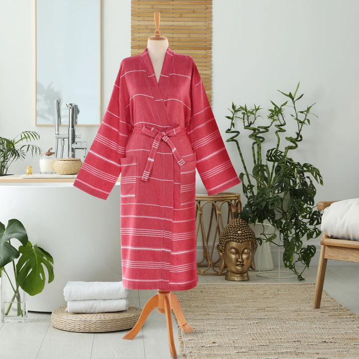 wholesale Turkish cotton bathrobe unisex robes kimono robes 100% cotton Muslin Pestemal