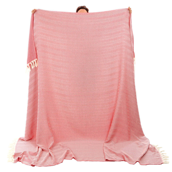 Wholesale Turkish throw decorative home decor peshtemal blanket organic cotton high quality