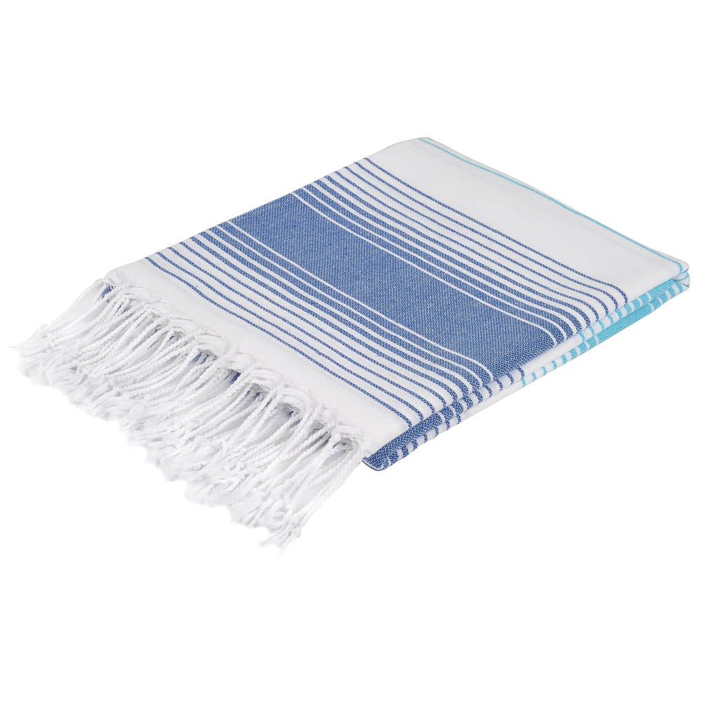 Nazar Series Multi-Purpose Turkish Towel Made From 100% Recycled Cotton 95x180 cm 