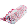 Wholesale Turkish Bath Towels Pom Pom Pestemal 95x 180 cm 100% Cotton