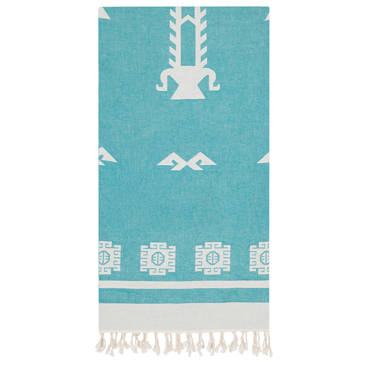 Tree of Life Turkish bath towel customized beach towels custom logo embroidery 100% cotton