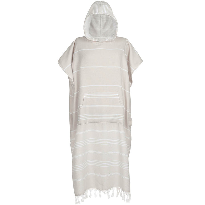 Mens Bathrobe Unisex Poncho 100% Cotton Turkish Peshtemal