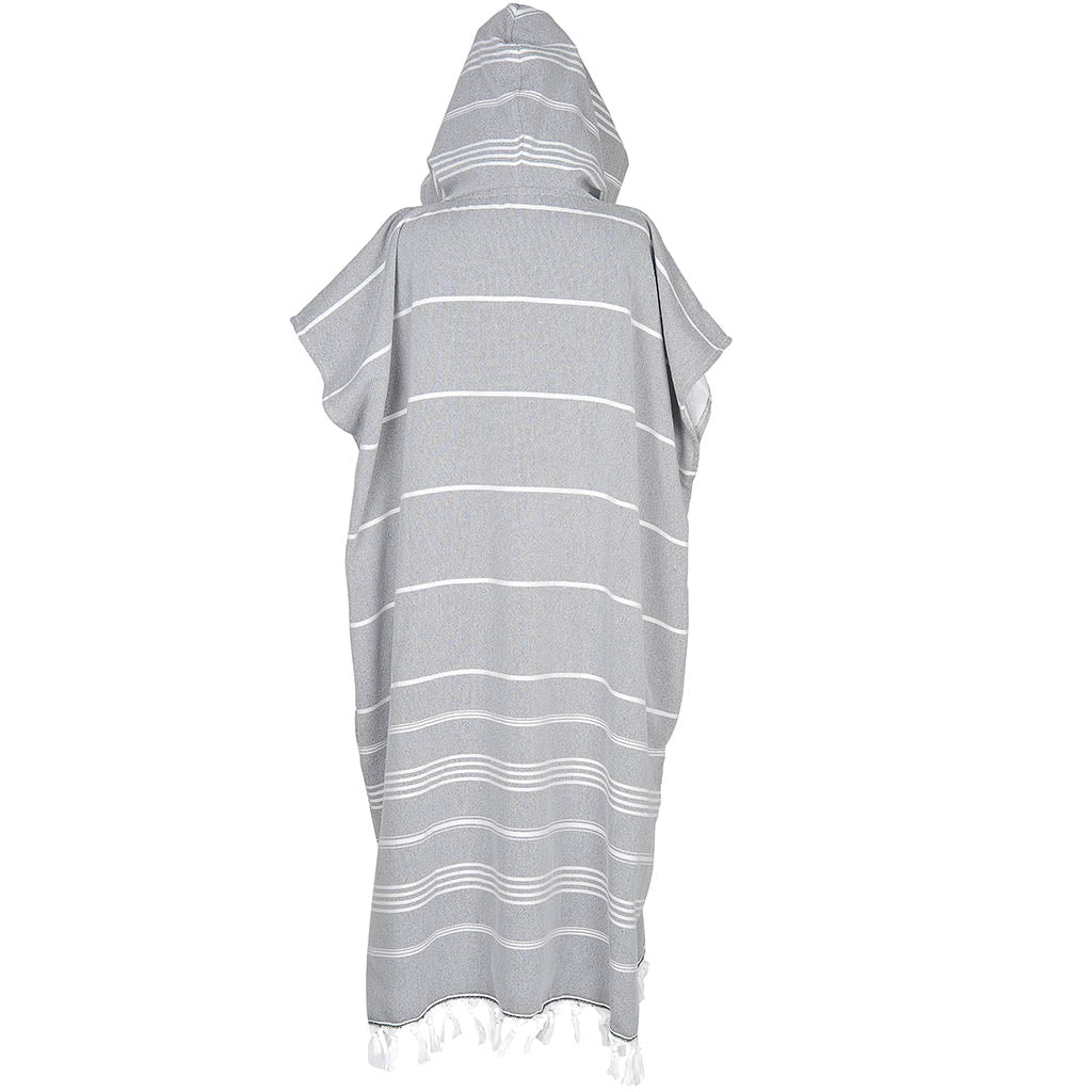 Mens Bathrobe Unisex Poncho 100% Cotton Turkish Peshtemal