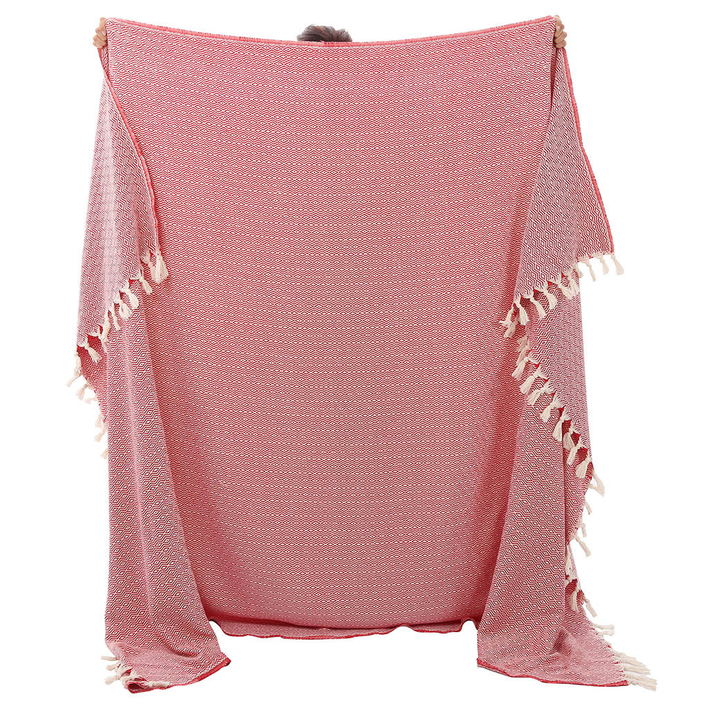 Wholesale Turkish throw decorative home decor peshtemal blanket organic cotton high quality