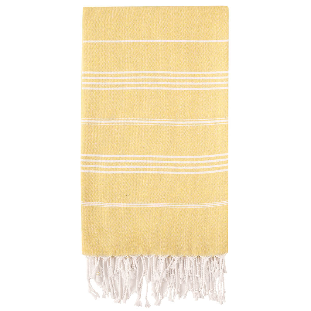Peshtemal Extra Large Turkish Beach Towel. Cotton (color: yellow, blue,  white)