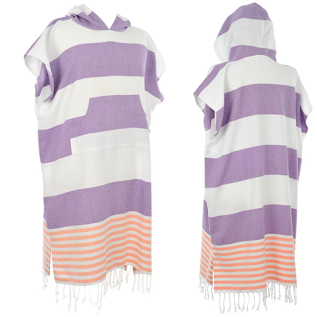 Regenrated Liman Marina Poncho changing robe recycled cotton