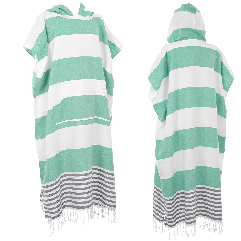 Regenrated Liman Marina Poncho changing robe recycled cotton