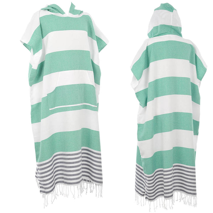 Regenrated Liman Marina Poncho changing robe recycled cotton