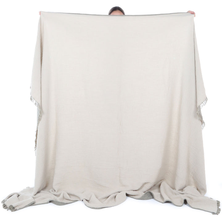 Muslin cotton throw blankets peshtemal towel home hotel outdoor picnic beach blanket throws