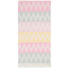 Zigzag Pestemal Silver Grey-Sugar Pink