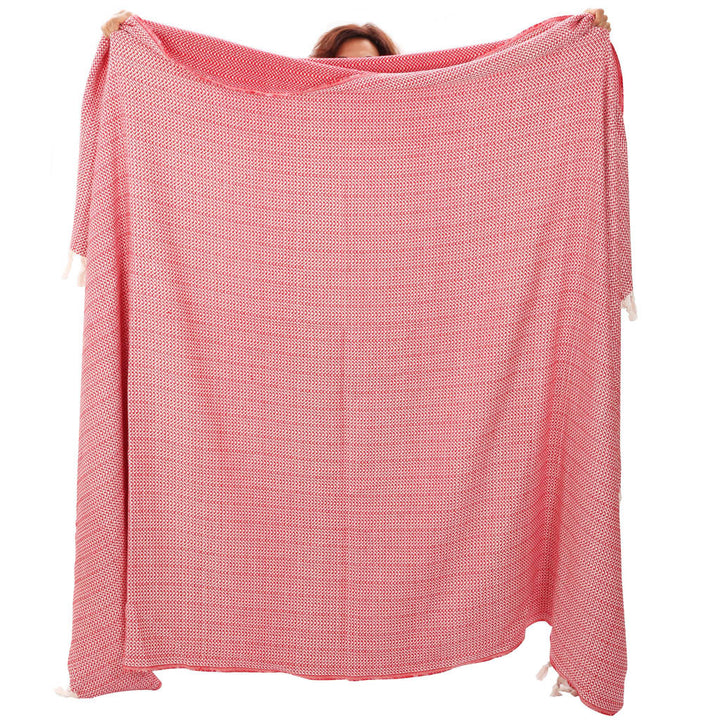 Wholesale Turkish throw decorative home decor peshtemal blanket organic cotton high quality custom embroidery X Large