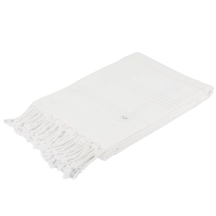 Pure series zipper beach towel bath towels lightweight super absorbent sand free high quality 100% Turkish cotton